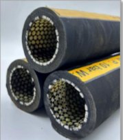 Шламовый напорно-всасывающий рукав с вулканизированными керамическими пластинами для высокоабразивных продуктов HF KERAFLEX 